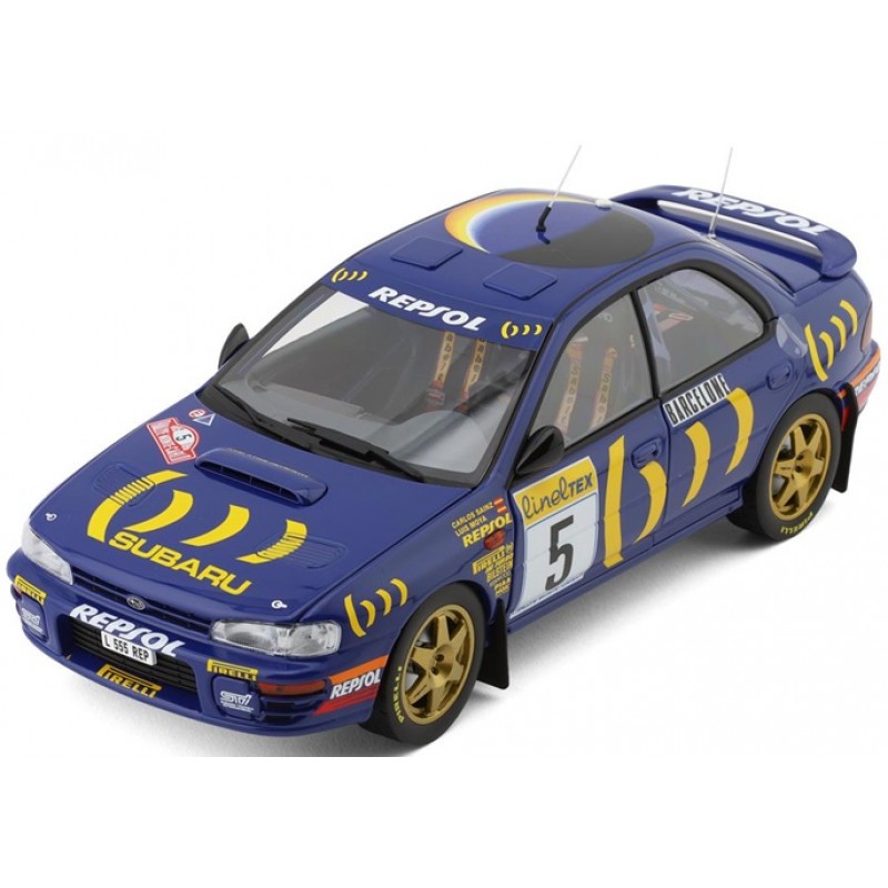 Kyosho 1/18 Subaru Impreza 1995 Monte Carlo #5 Diecast Model