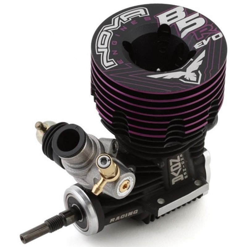 Nova Engines B5R EVO .21 5-Port Off-Road Nitro Engine (DLC Shaft) (Steel Bearing)