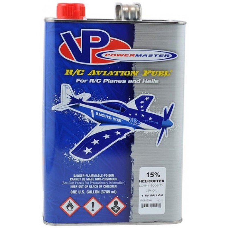 PowerMaster 15% Helicopter Fuel (23% Synthetic Low-Viscosity Blend) (Six Gallon)