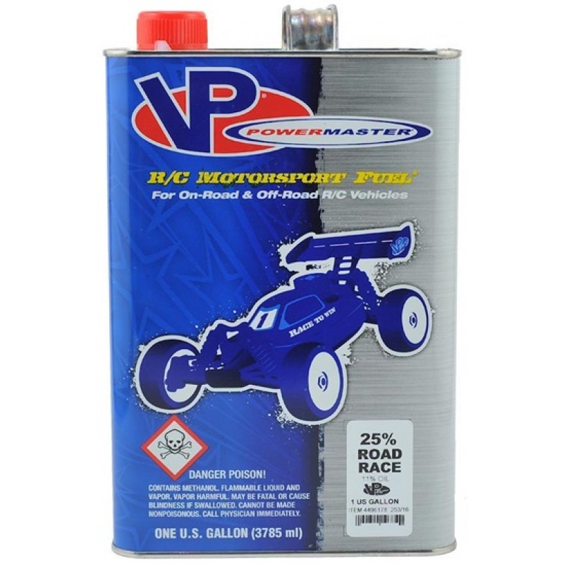 PowerMaster Road Race 25% Car Fuel (11% Castor/Synthetic Blend) (Six Gallons)