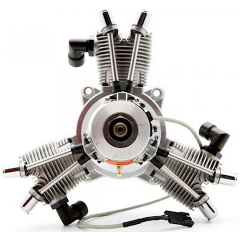 Saito Engines FG-60R3 60cc 3 Cylinder Gas Radial Engine: CA