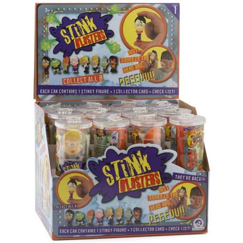 Super Impulse Stink Blasters (8 style assortment) (24) w/Counter Display Box