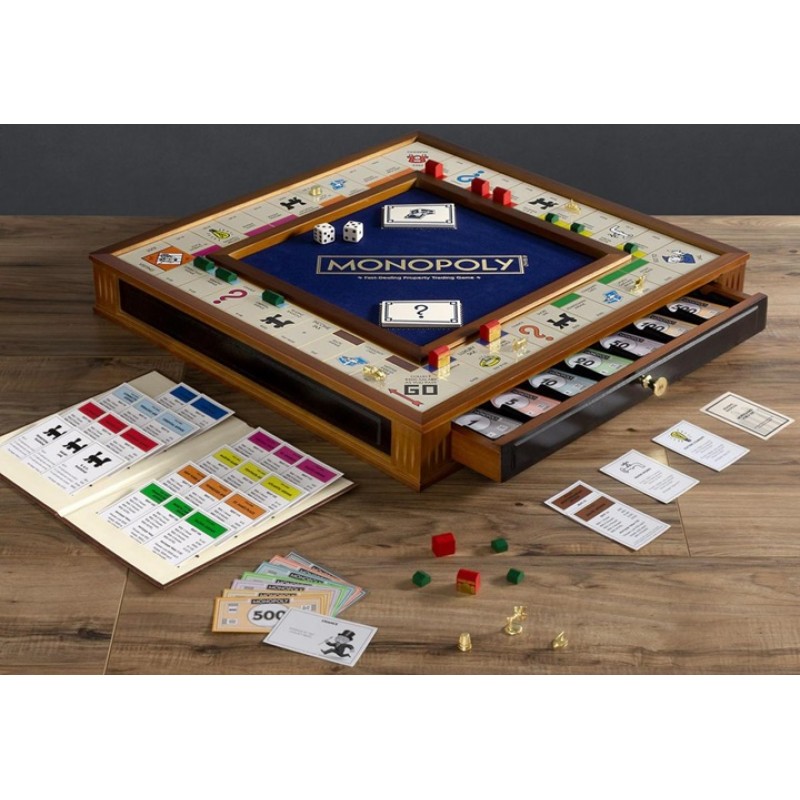 WS Games Company Monopoly Trophy Edition Board Game